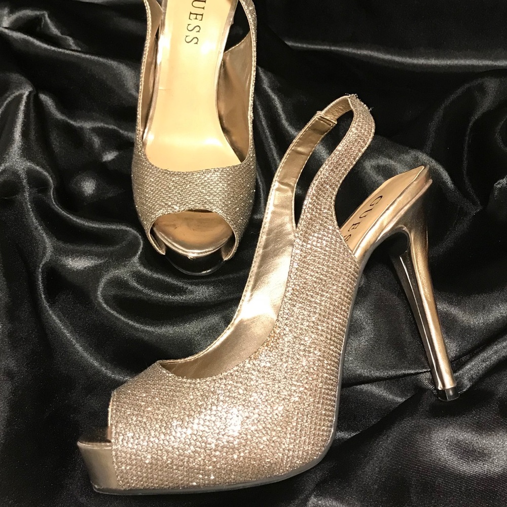 Guess Slingback platform Heels